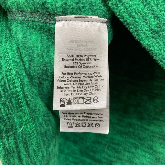 Eddie Bauer First Ascent Mens Sweater Large Green Fleece Cloud Layer Pro 1/4 Zip - Picture 5 of 8